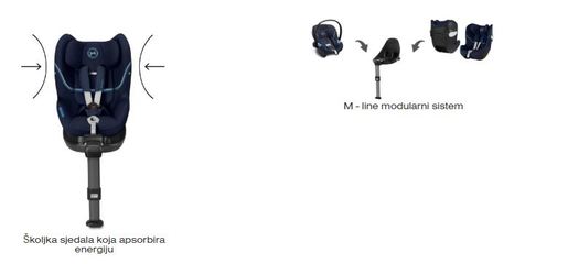 Cybex autosjedalica Sirona M2 I-size 0-19 kg s bazom M I-size _ premium black black 519000959
