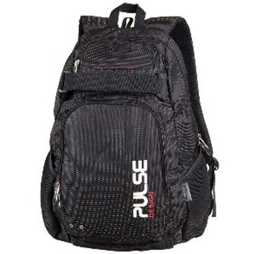 Školski ruksak Scate, PULSE, Crni Točkic