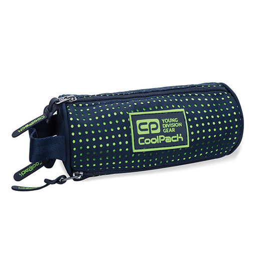 Prazna pernica s tri pretinca Omni Dots Yellow/Navy