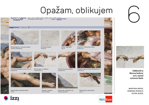 OPAŽAM, OBLIKUJEM 6: udžbenik likovne kulutre za šesti razred osnovne škole