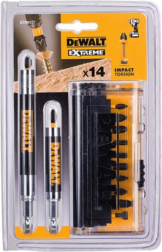 DEWALT 14-djelni set bit nastavaka DT70512T