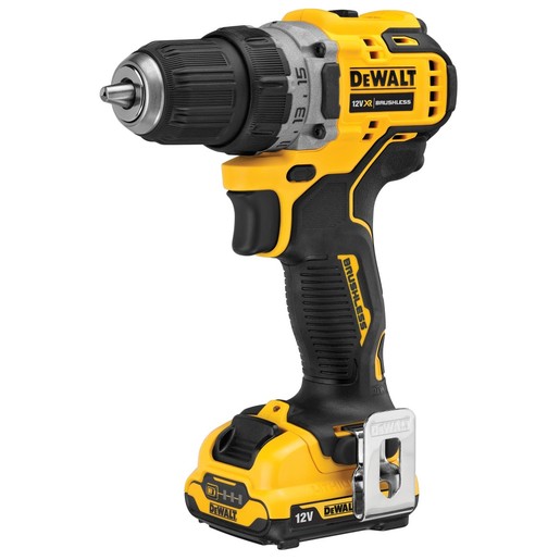 DEWALT akumulatorska bušilica-odvijač 12V 2x2,0Ah - DCD701D2 brushless motor
