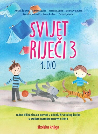 SVIJET RIJEČI 3, 1. i 2. DIO komplet - radnih bilježnica za pomoć u učenju hrvatskog jezika u trećem razredu osnovne škole