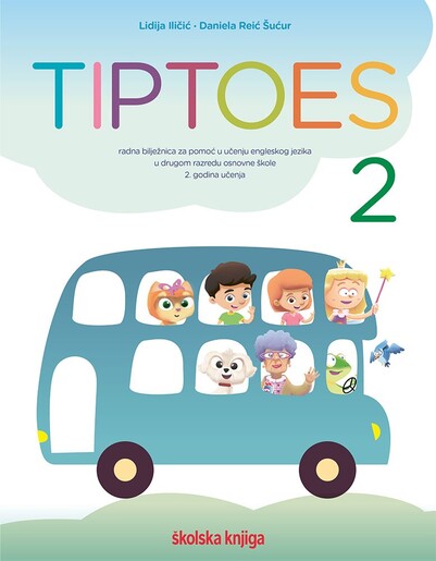 TIPTOES 2 - radna bilježnica engleskog jezika za pomoć u učenju u drugom razredu osnovne škole