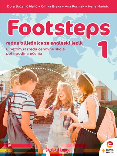 FOOTSTEPS 1, radna bilježnica za engleski jezik