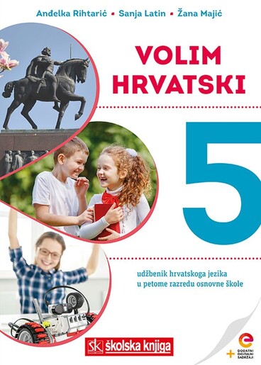 VOLIM HRVATSKI 5 i SNAGA RIJEČI 5 - udžbenik iz jezika i čitanka iz hrvatskog jezika