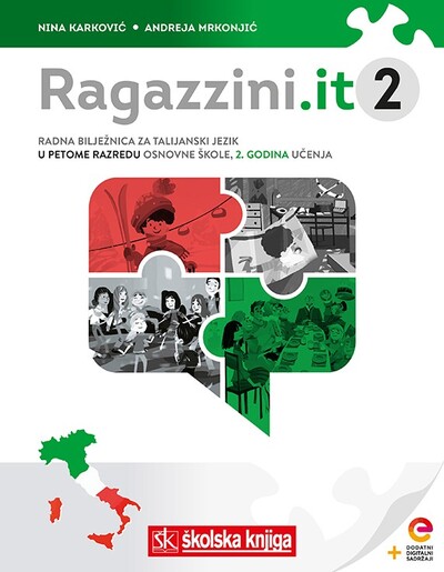 RAGAZZINI.IT 2 - radna bilježnica talijanskog jezika