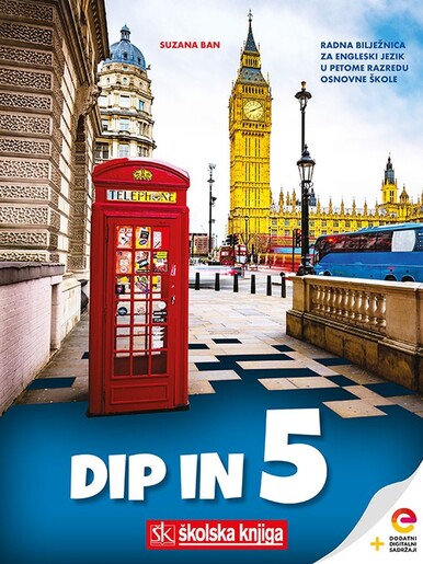 DIP IN 5, radna bilježnica za engleski jezik