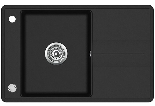 Helika Bella SQB101-AW Black metallic sudoper