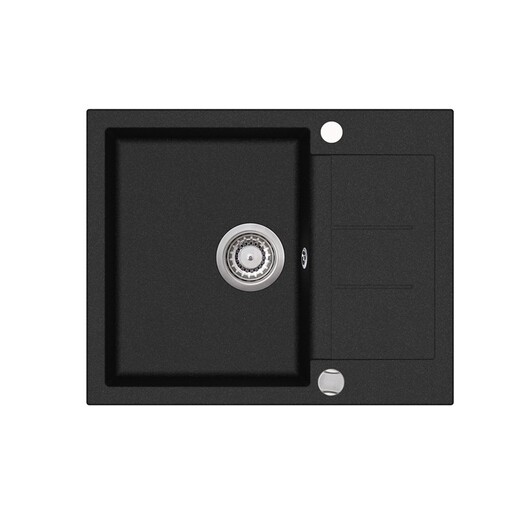 Helika Tesa SQT102-W Black metallic sudoper