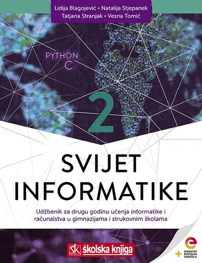 SVIJET INFORMATIKE 2, udžbenik