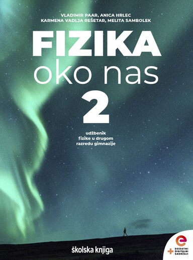 FIZIKA OKO NAS 2, udžbenik fizike s dodatnim digitalnim sadržajima u drugom razredu gimnazije