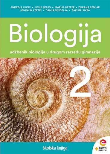 BIOLOGIJA 2, udžbenik biologije s dodatnim digitalnim sadržajima u drugom razredu gimnazije