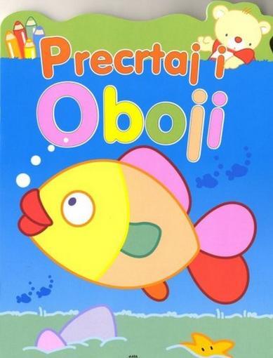 Precrtaj i oboji - riba,