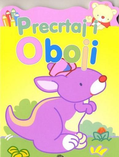 Precrtaj i oboji - klokan,