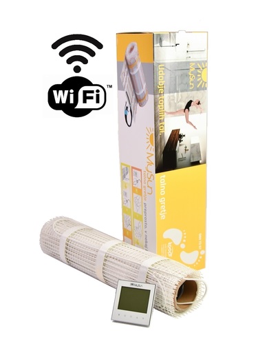 MySun set za podno grijanje - grijaći tepih 10.0m2 + WiFi termostat
