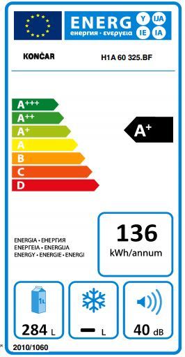 Končar hladnjak H1A 60 325.BF *rasprodaja_TPNJ