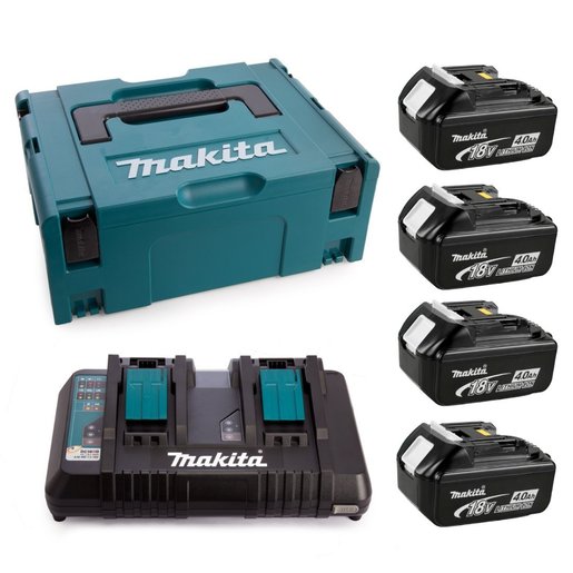 MAKITA LXT “Power set“  (4xBL1840, DC18RD, kofer) 197503-4