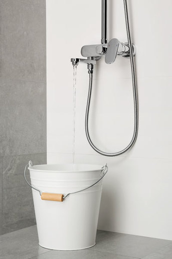 AQG CARESSE 21CAR25SUB01 tuš sistem s pomičnim izljevom, okrugli, krom