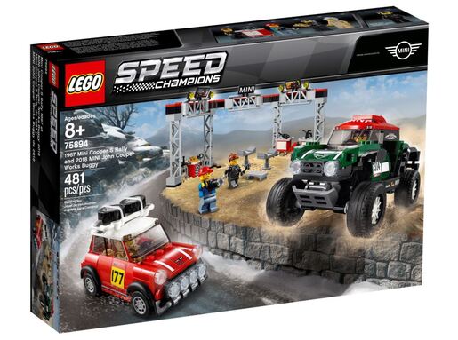 LEGO 75894 1967 Mini Cooper S Rally i 2018 MINI John Cooper Works Buggy
