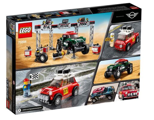 LEGO 75894 1967 Mini Cooper S Rally i 2018 MINI John Cooper Works Buggy