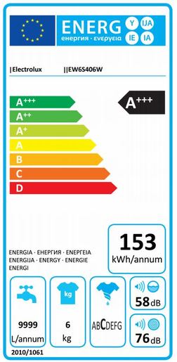 Electrolux perilica rublja EW6S406W*RASPRODAJA_TPNJ