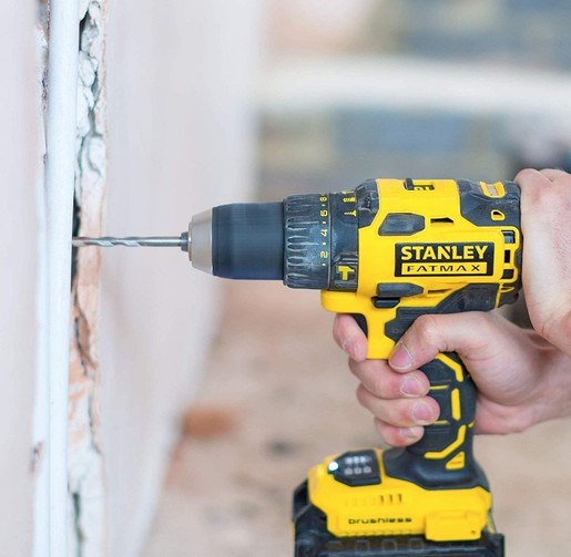 STANLEY FATMAX akumulatorska udarna bušilica FMCK478D2BC (2 x 18V, 2Ah) + torba - brushless motor