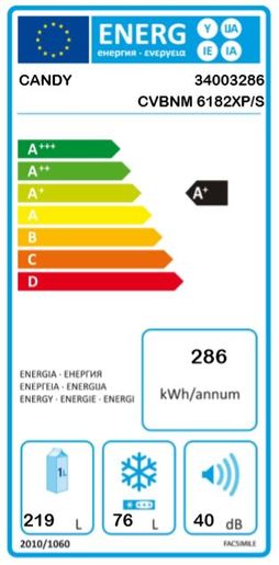 Candy hladnjak CVBNM 6182 XP/S*RASPRODAJA