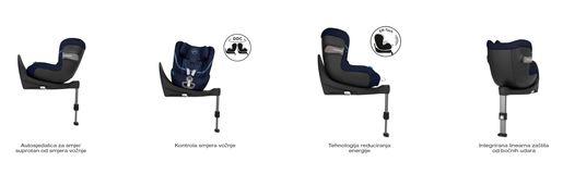 Cybex autosjedalica Sirona  0-18 kg Sirona S I-size granit black 520000511