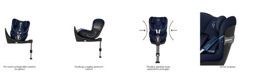 Cybex autosjedalica Sirona  0-18 kg Sirona S I-size granit black 520000511