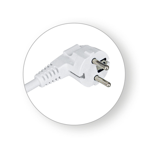 COMMEL priključni kabel, bijeli, H05VV-F 3G2,5 / 3 m