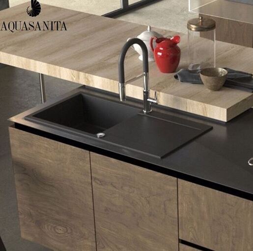 Helika Tesa SQT103-AWP Black metallic sudoper