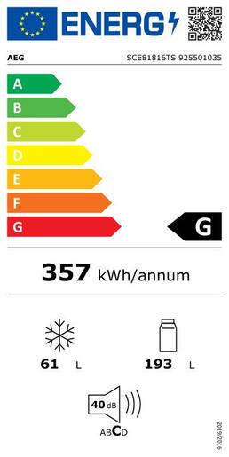 AEG hladnjak SCE81816TS