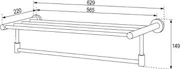 AQG EVEL držač ručnika