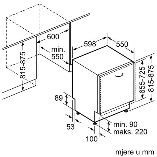 Bosch perilica posuđa SMV46KX04E*rasprodaja_pakiranje_TPNJ