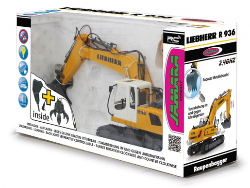 Jamara bager na daljinsko upravljanje Liebherr R936, set za rušenje, žuti 1:20