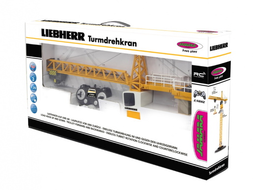 Jamara dizalica na daljinsko upravljanje Liebherr 2, žuta 1:20