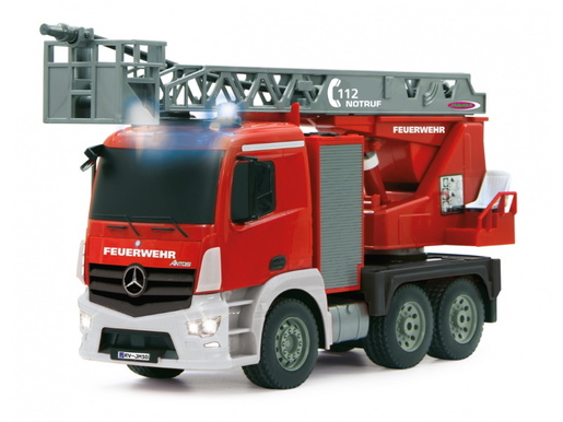 Jamara kamion na daljinsko upravljanje, vatrogasni Mercedes Antos, crveni 1:20