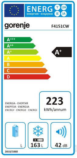 Gorenje zamrzivač F4151CW*rasprodaja_TPNJ