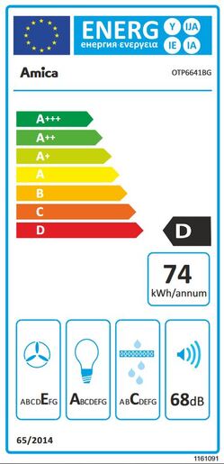 Amica napa OTP6641BG