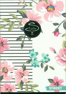 Bilježnica FLOWERS A4, linije, meki uvez