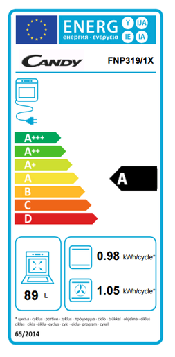 Candy pećnica FNP 319/1 X*RASPRODAJA_AMBALAŽA_TPNJ