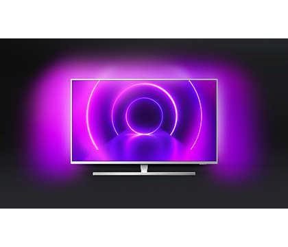PHILIPS LED televizor 43PUS8545/12, 4K Ultra HD, Android, Smart, Ambilight, Srebrni