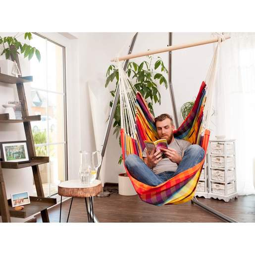 Amazonas Brasil Rainbow viseća stolica + Luna Rockstone stalak