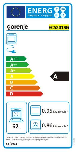 Gorenje štednjak EC5241SG*RASPRODAJA_amblaža_TPNJ