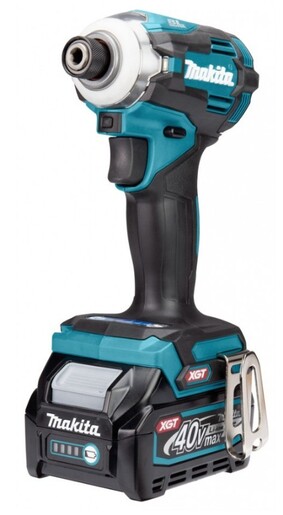 MAKITA akumulatorski udarni odvijač XGT TD001GD201 (40Vmax, Li-ion, 2x4Ah) brushless motor