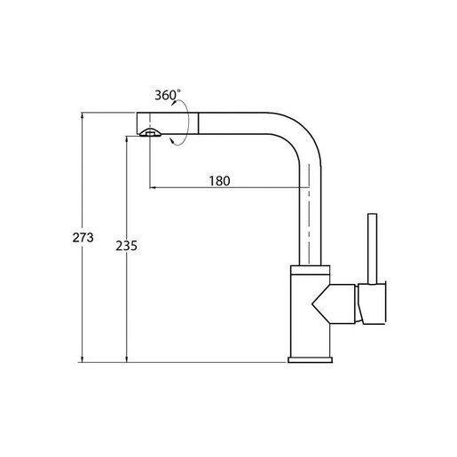Helika Forte 5553 Krom mat slavina