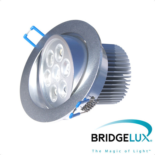 X-LIGHT ugradbena LED lampa, 7x1W, hladna bijela 6000K, dimabilna (Bridgelux led)