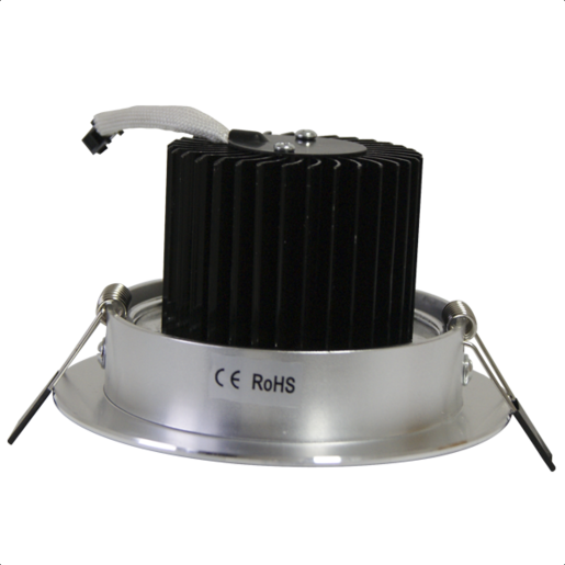 X-LIGHT ugradbena LED lampa, 7x1W, hladna bijela 6000K, siva