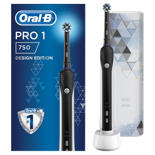 Oral-B električna četkica PRO 750 CA BLACK + torbica